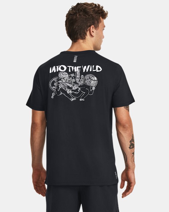 Men's UA Iso-Chill Wild Short Sleeve in Black image number 1